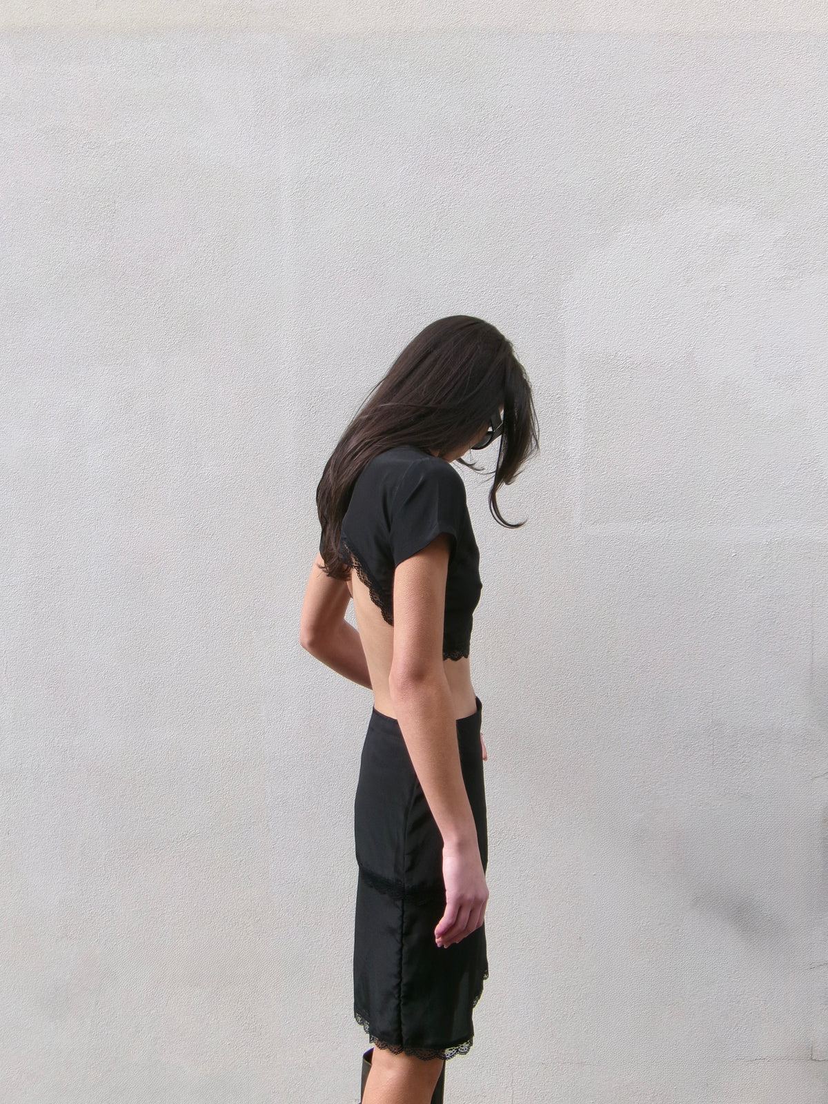 VIOLET MIDI SKIRT